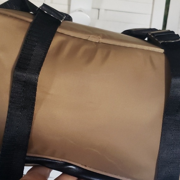 Versace brown gold nylon unisex backpack main image 8